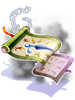 Ilustración de Formless Kunai Summon Scroll