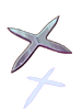 Ilustración de Sharp Leaf Shuriken