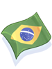 Ilustración de Brazilian Flag
