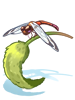 Ilustración de Strange God Foxtail Staff