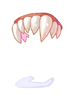 Ilustración de Denture from Dragon Mask
