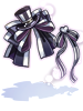 Ilustración de Costume Monochrome Ribbon Hat
