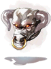 Ilustración de Costume Bull Head