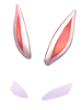 Ilustración de Costume White Rabbit Ears