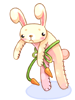 Ilustración de Drooping Bunny