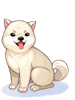 Ilustración de Costume Kishu Dog