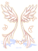 Ilustración de Costume Angel's Ribboned Wings
