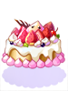 Ilustración de Strawberry Cream Cake