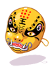 Ilustración de Tiger Arhat Mask
