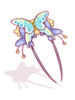 Ilustración de Butterfly Hair Decoration