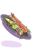 Ilustración de Fried Grasshopper Legs