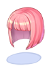 Ilustración de Costume Himelmez's Wig (Pink)