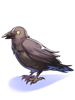 Ilustración de Costume Crow on Shoulder