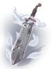 Ilustración de Vicious Mind Two-Handed Sword