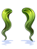 Ilustración de Costume Loose Wave Twin Green