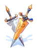 Ilustración de Costume Kings Twin Sword