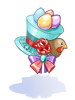 Ilustración de Costume Robin Egg Mini Hat