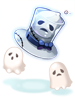 Ilustración de Costume Ghostring Tall Hat