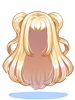 Ilustración de Costume Airy Two Side Up (Blonde)