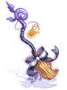 Ilustración de Costume Broom of Witch