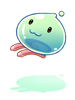 Ilustración de Green Poring Hairpin