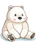 Ilustración de Costume Baby Polar Bear