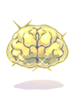 Ilustración de Costume Yellow Brain Hat