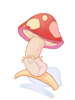 Ilustración de Decorative Mushroom