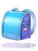 Ilustración de Costume Beginner Blue Backpack