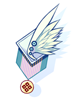 Ilustración de White Wing Brooch