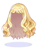 Ilustración de Costume Fluffy Semi-Long Hair(Yellow)