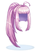 Ilustración de Costume Ponytail Hair (Purple)