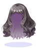 Ilustración de Costume Fluffy Semi-Long Hair(Jet Black)