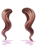 Ilustración de Costume Twin Ponytail (Black)