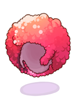 Ilustración de Costume Red Afro Wig