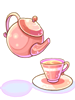 Ilustración de Autumn Red Tea