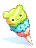 Ilustración de Costume Triple Ice Cream