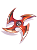 Ilustración de Wind Spear Petal Booster Huuma Shuriken