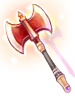 Ilustración de Crimson Two-Handed Axe