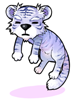 Ilustración de Costume White King Tiger Doll Hat
