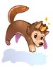 Ilustración de Baby Desert Wolf Hat