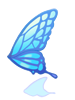 Ilustración de Blue Butterfly Wing
