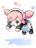 Ilustración de Costume Dropping Elly