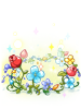 Ilustración de Costume Flower Shower