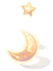 Ilustración de Costume Moon and Stars