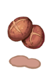 Ilustración de Grilled Mushroom