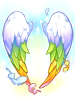 Ilustración de Costume Happiness Wings