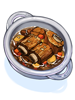 Ilustración de Cow Steamed Ribs