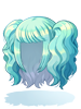 Ilustración de Costume Electric Two Sides Up Hair