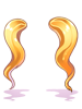Ilustración de Costume Loose Wave Twin Yellow